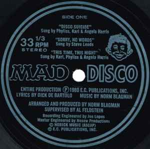 Steve Leeds - MAD Disco album cover