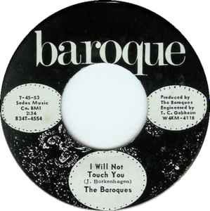 The Baroques - I Will Not Touch You album cover
