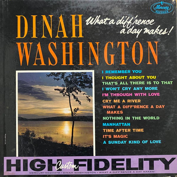 Dinah Washington - What A Diff'rence A Day Makes! | Releases