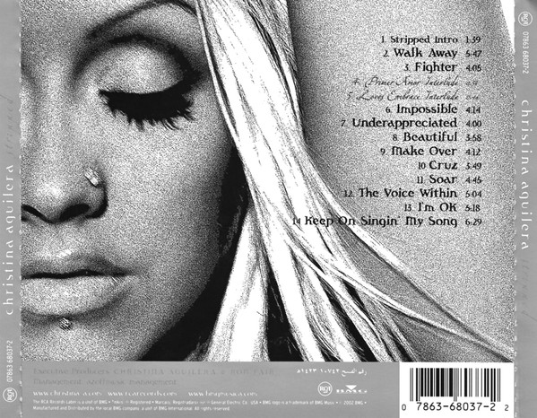 Christina Aguilera – Stripped (2002, CD) - Discogs