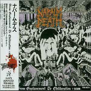 Napalm Death – From Enslavement To Obliteration + Scum (1990, CD