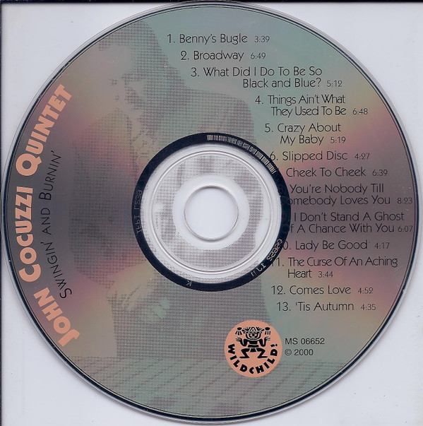 télécharger l'album John Cocuzzi Quintet - Swingin And Burnin