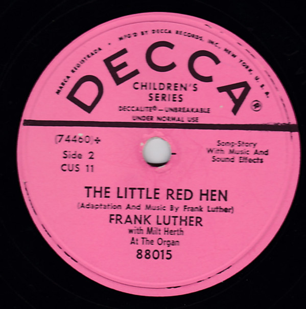 last ned album Frank Luther - The Little Red Hen