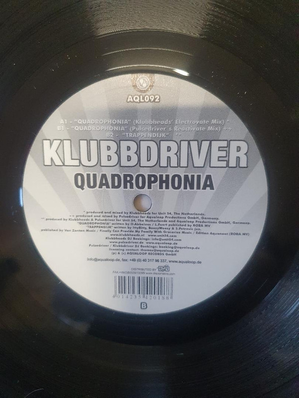 descargar álbum Download Klubbdriver - Quadrophonia album