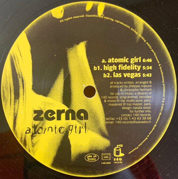 lataa albumi Zerna - Atomic Girl