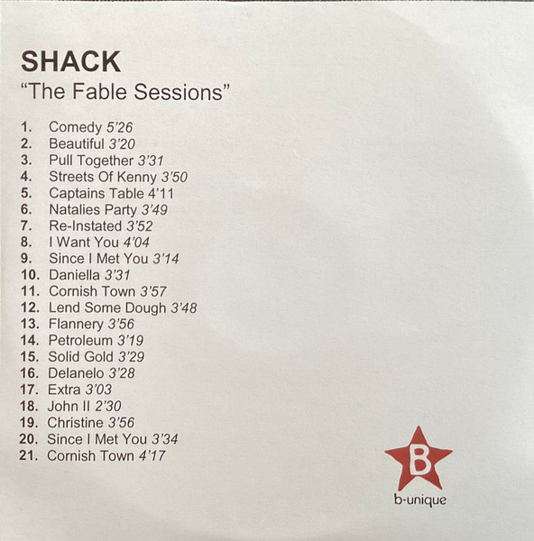 Shack – The Fable Sessions (2003