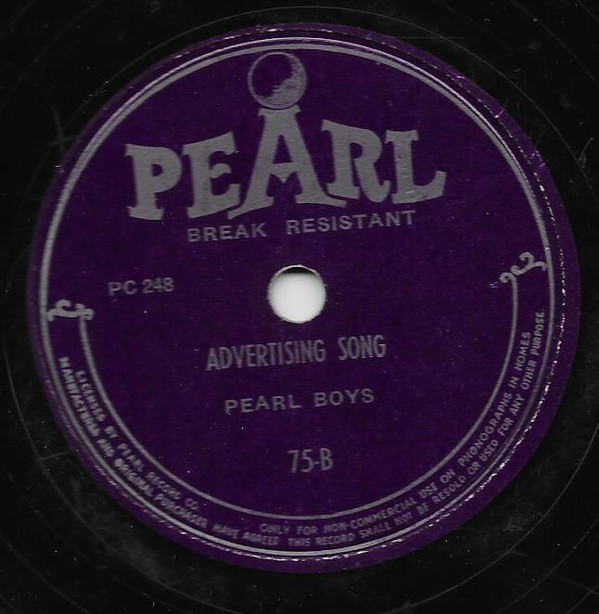 last ned album Pearl Boys - Tatooed Lady Advertising Song