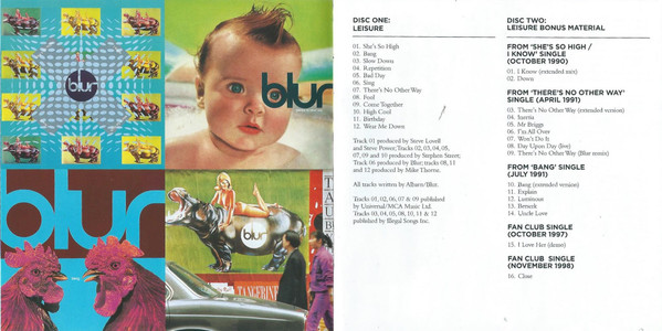 Blur – Leisure (2012, CD) - Discogs