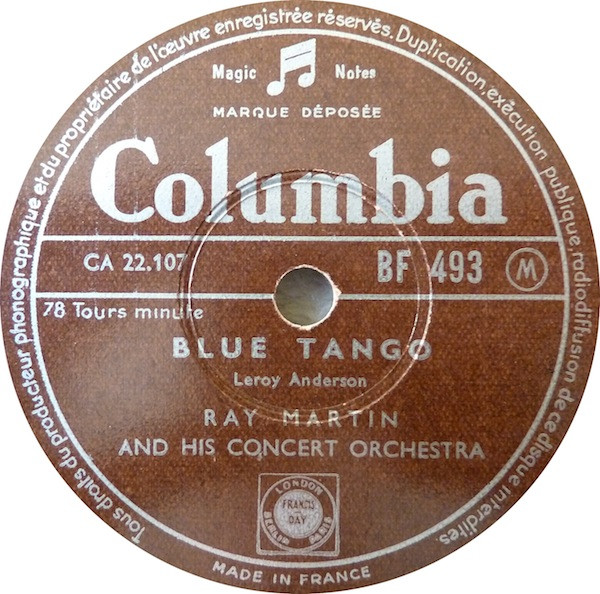 baixar álbum Ray Martin And His Orchestra - Blue Tango The Whistling Gypsy