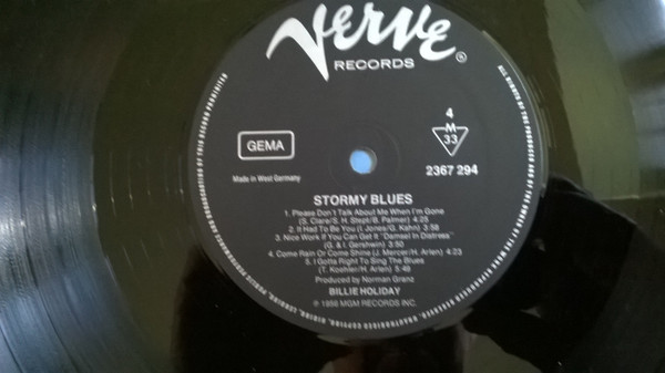 Billie Holiday – Stormy Blues (1977, Vinyl) - Discogs