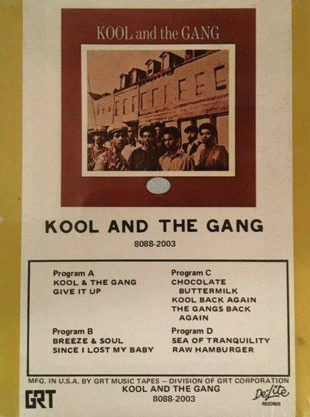 Kool And The Gang – Kool And The Gang (1970, White, 8-Track 