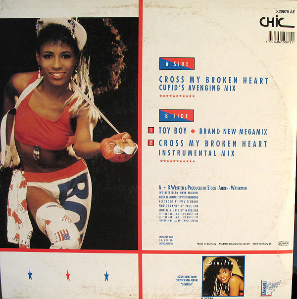 télécharger l'album Sinitta - Cross My Broken Heart Cupids Avenging Mix