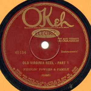 Fiddlin' Powers & Family - Old Virginia Reel album cover