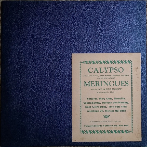 Calypso And Meringues (1953, Vinyl) - Discogs