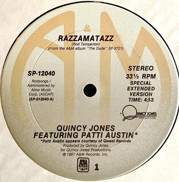 Quincy Jones Featuring Patti Austin – Razzamatazz / Betcha' Wouldn 
