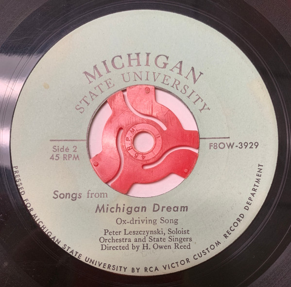 last ned album Michigan State University Orchestra And State Singers - Songs From Michigan Dream
