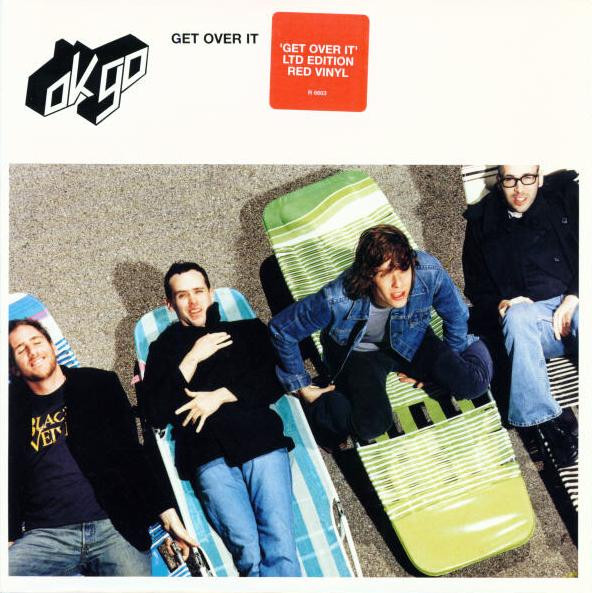 OK GO 2002 get over it 2 sided promotional poster Flawl