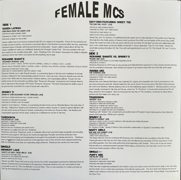 Various - Tuff City Salutes Hip Hop 50: The Female MCs | Tuff City (TUF LP 0908) - 4