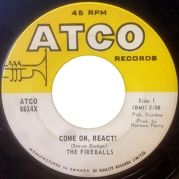 The Fireballs – Come On, React! (1968, Vinyl) - Discogs