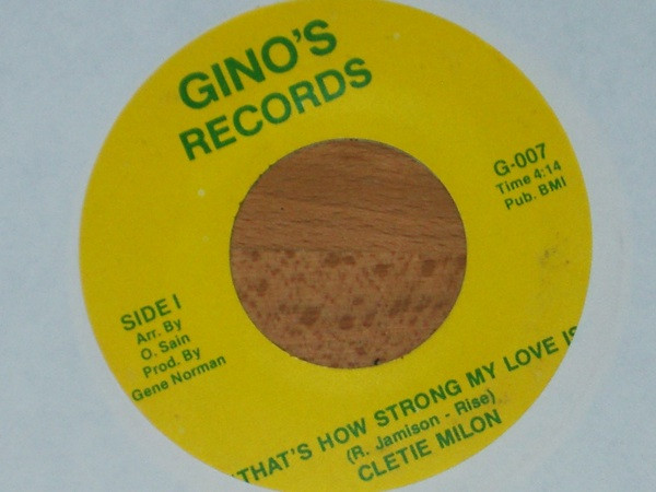 Cletie Milon – That's How Strong My Love Is / There You Go (Vinyl