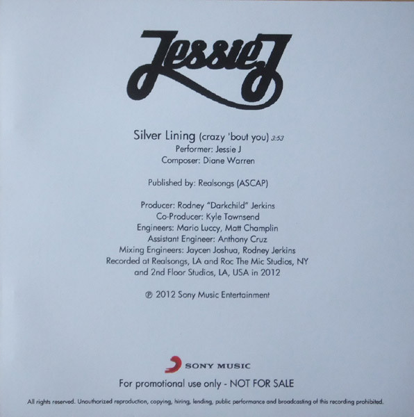 télécharger l'album Jessie J - Silver Lining Crazy Bout You