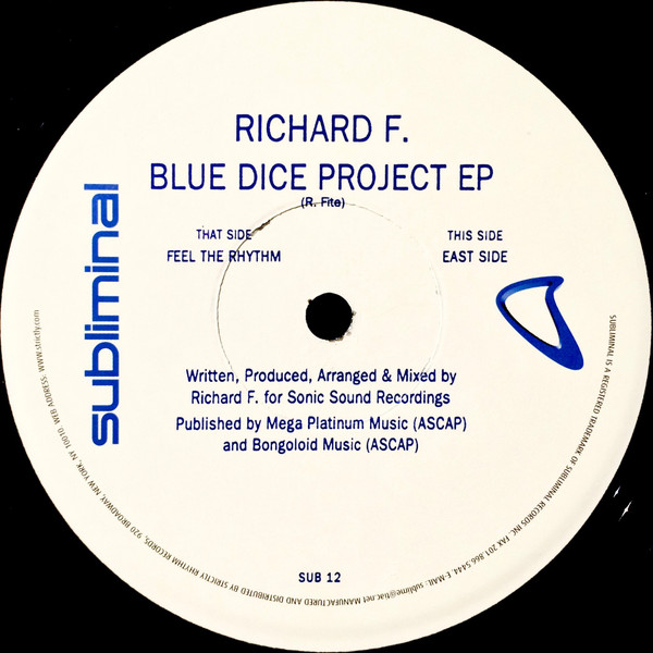 lataa albumi Richard F - The Blue Dice Project EP