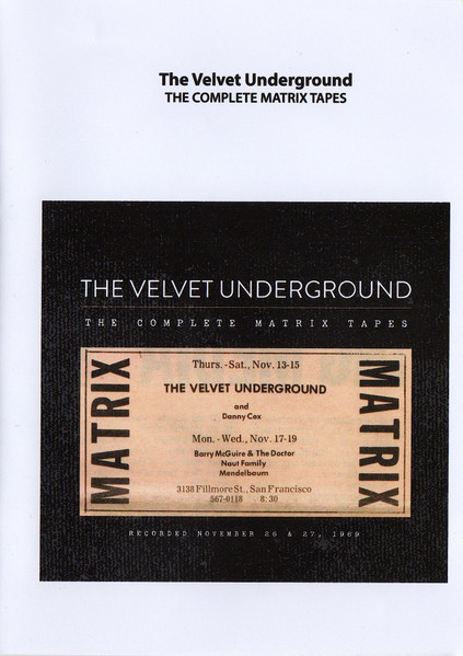 The Velvet Underground - The Complete Matrix Tapes | Releases 