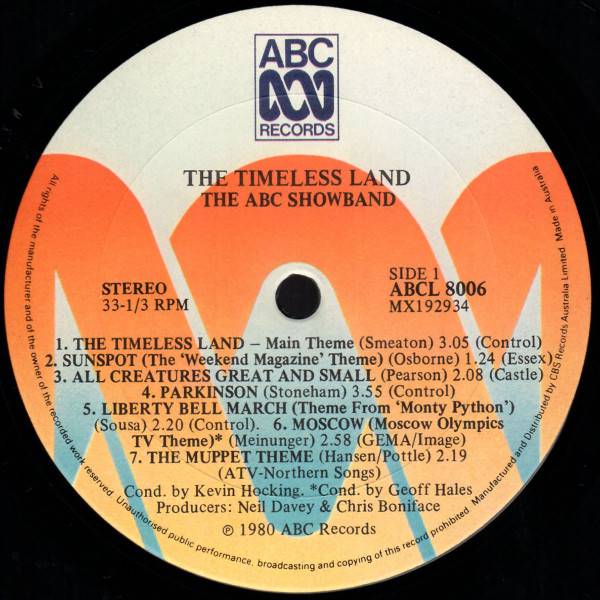 baixar álbum The ABC Showband - The Timeless Land And Other Great TV Themes