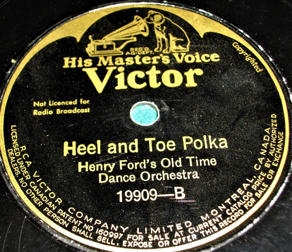 last ned album Henry Ford's Old Time Dance Orchestra - Seaside Polka Heel And Toe Polka