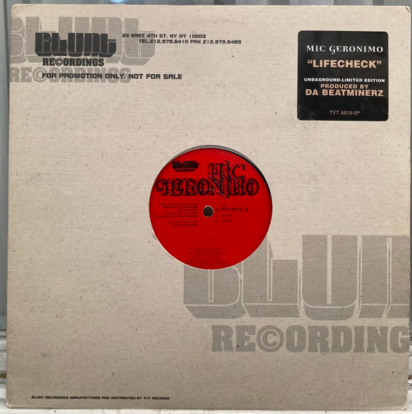 Mic Geronimo – Lifecheck (1995, Vinyl) - Discogs