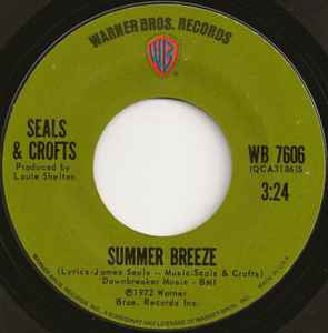 Seals & Crofts - Summer Breeze / East Of Ginger Trees album cover