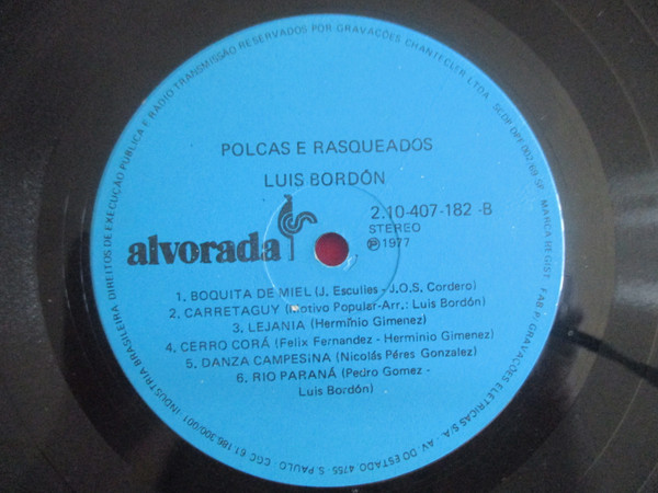 descargar álbum Luis Bordón - Polcas E Rasqueados