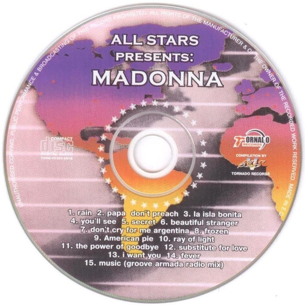 descargar álbum Madonna - All Stars Presents Madonna Best Of