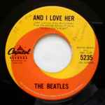Cover of And I Love Her, 1964-07-00, Vinyl