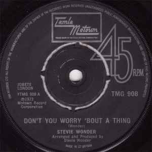 Stevie Wonder – Don't You Worry 'Bout A Thing (1974, Vinyl) - Discogs