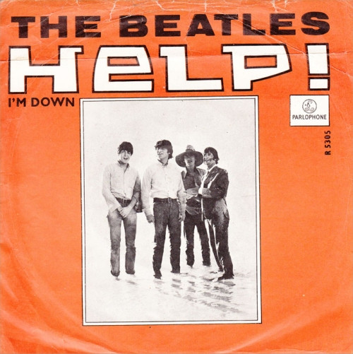 The Beatles – Help! (1965, Orange Sleeve, Vinyl) - Discogs