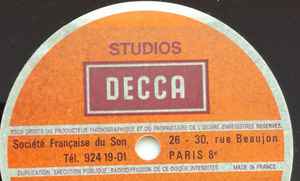Decca Studios, Paris on Discogs