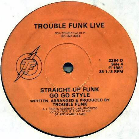 descargar álbum Trouble Funk - Straight up Funk go go style