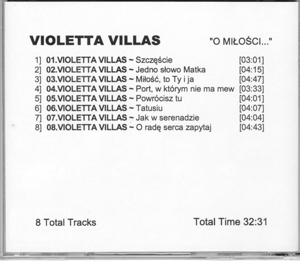 descargar álbum Violetta Villas - O Miłości