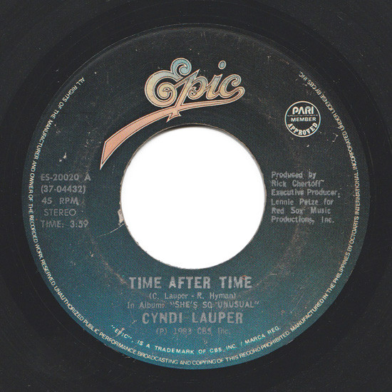 Cyndi Lauper = シンディ・ローパー – タイム・アフター・タイム 