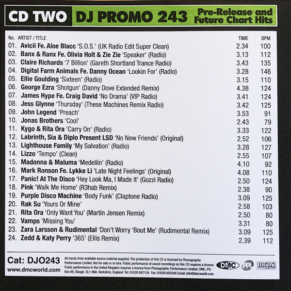lataa albumi Various - DMC DJ Promo 243