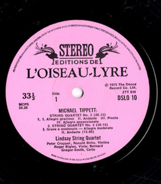 Album herunterladen Michael Tippett Lindsay String Quartet - String Quartets Nos 1 2 3