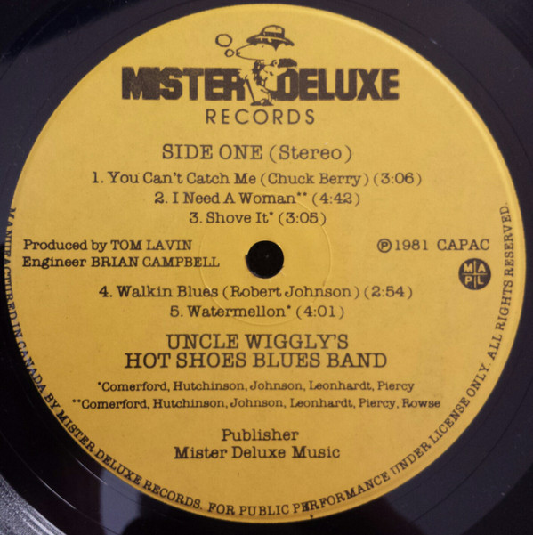 Uncle Wiggly's Hot Shoes Blues Band - Uncle Wiggly's Hot Shoes Blues Band | Mister Deluxe Records (MD-11811) - 3