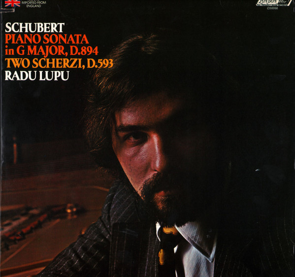 last ned album Schubert, Radu Lupu - Piano Sonata In G Major D 894 Op 78 Two Scherzi D 593