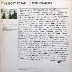 Steve Miller (3) - "The Story So Far..." "...Oh Really?"