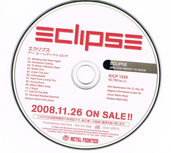 Eclipse – Are You Ready To Rock - MMXIV (2014, CD) - Discogs