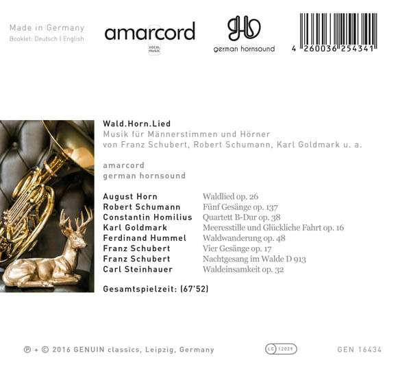 baixar álbum Amarcord, German Hornsound - WaldHornLied