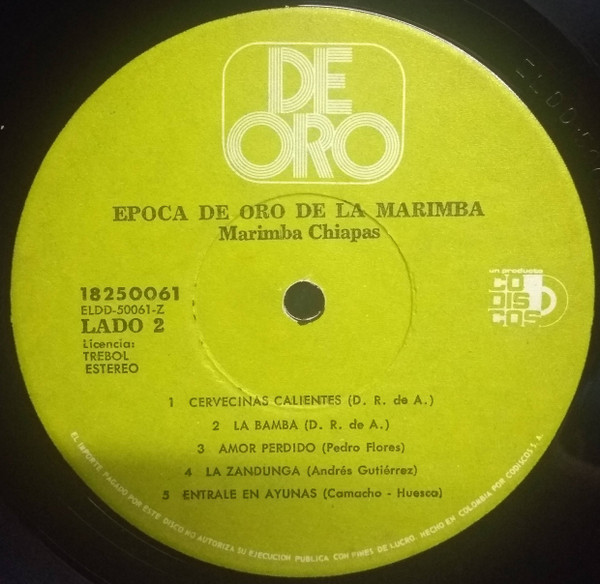 descargar álbum Marimba Chiapas - Época De Oro De La Marimba