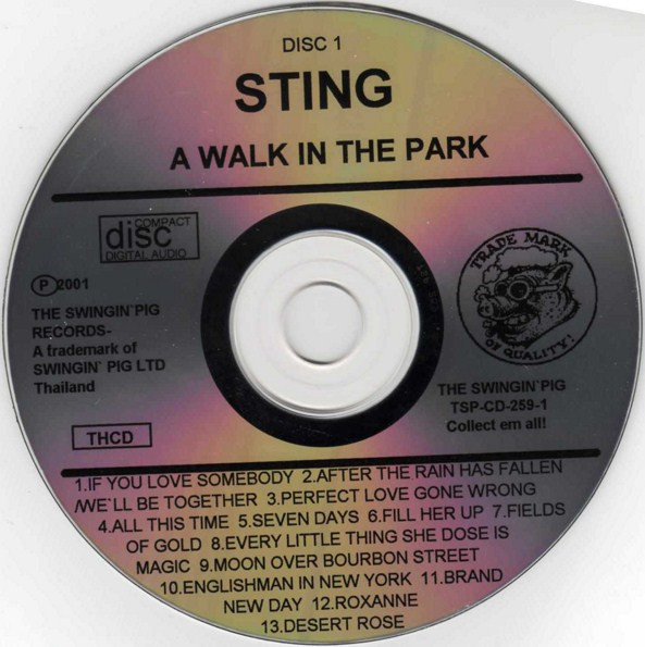 baixar álbum Sting - A Walk In The Park