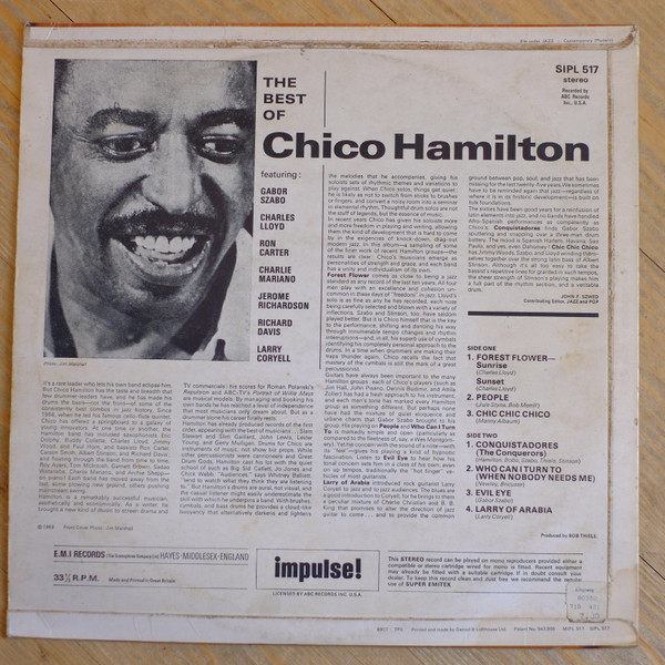 Album herunterladen Chico Hamilton - The Best Of Chico Hamilton